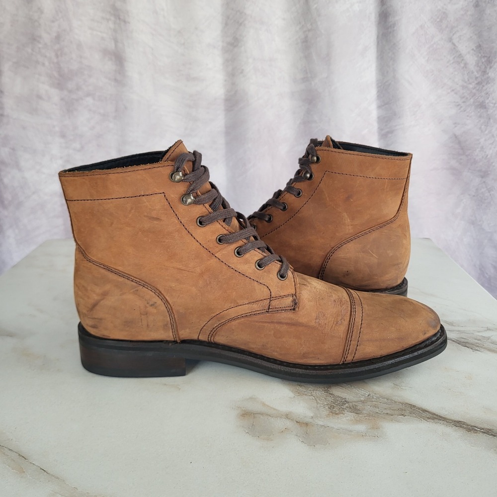 Thursday Captain Cap Toe Boots Size 11.5 Tan - Picture 8 of 15